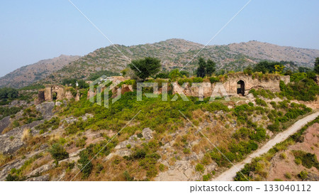 400 years old Pharwala Fort gate in Islamabad hills 133040112