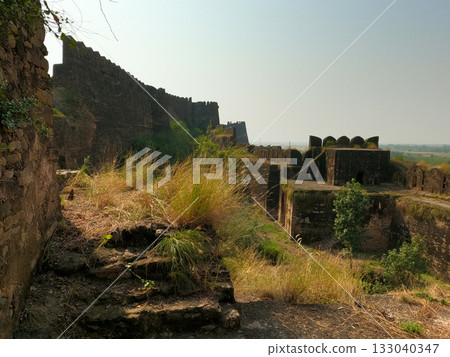 Langar Khani Gate with tall defensive walls of Rohtas Fort 133040347