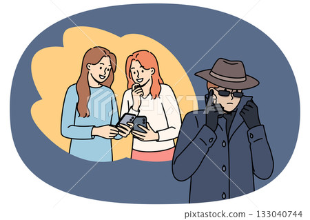 Man taps phone of women using malicious application downloaded from unverified source 133040744