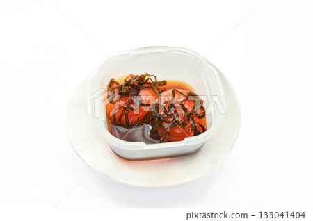 Egg yolk pickled in salted kelp Egg yolk pickled in salted kelp 133041404