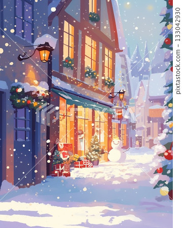 A house preparing for Christmas A house preparing for Christmas 133042930