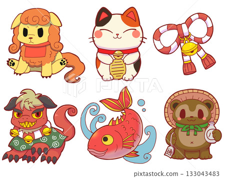 日式幸運符套裝 日式幸運符套裝 133043483