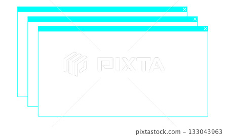 Multiple browser screens blue Multiple browser screens blue 133043963