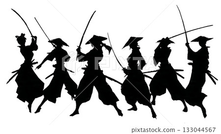 Female Samurai (Onna-bugeisha) Silhouette Pack Female Samurai (Onna-bugeisha) Silhouette Pack 133044567