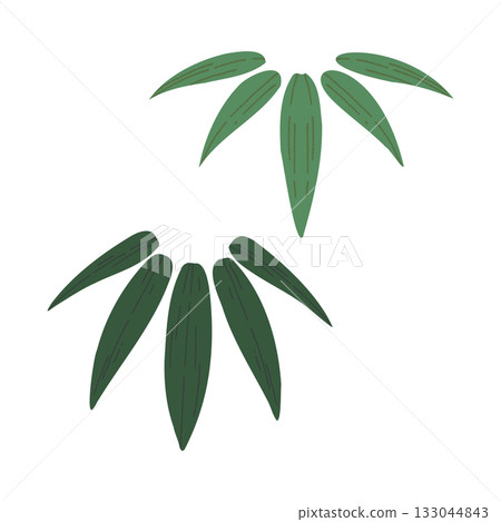 Simple bamboo pattern material 133044843