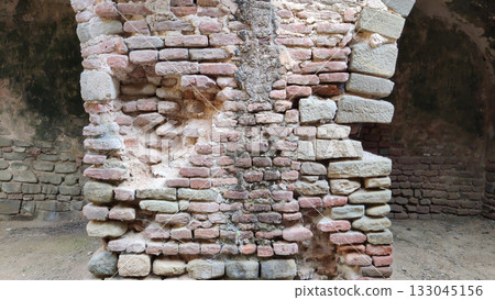 Brick columns and arches inside Rohtas Fort Brick columns and arches inside Rohtas Fort 133045156