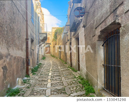 old town of Erice, Sicily Italy 133045298