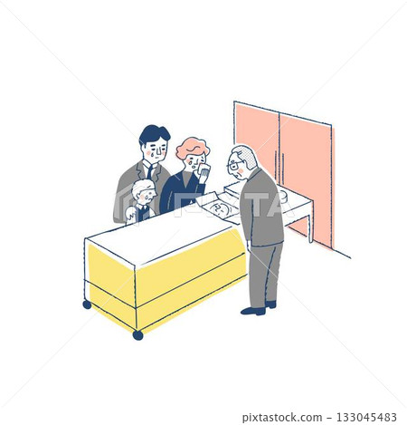火化前家人與死者告別 火化/焚化爐 133045483