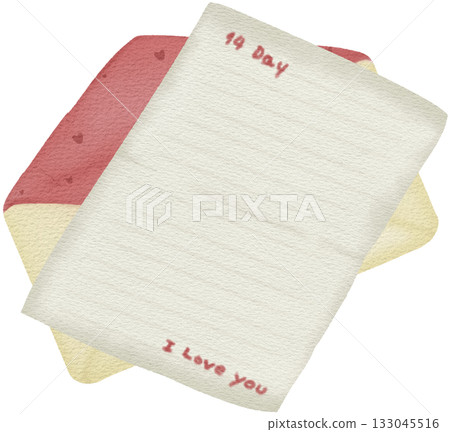 Illustration for Valentine's Day The Day of Love Envelope Heart Letters and Key Romance Graphic Illustration for Valentine's Day The Day of Love Envelope Heart Letters and Key Romance Graphic 133045516