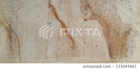 Smooth sandstone wall with layered lines for abstract nature background 133045661