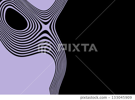 Modern abstract banner with dynamic curved stripes in a trendy purple color. Eps 10 Modern abstract banner with dynamic curved stripes in a trendy purple color. Eps 10 133045909
