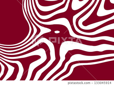 Elegant geometric abstraction with distorted stripes for a modern presentation background. Eps 10 133045914