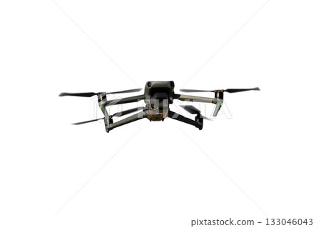 A drone is flying in the air A drone is flying in the air 133046043