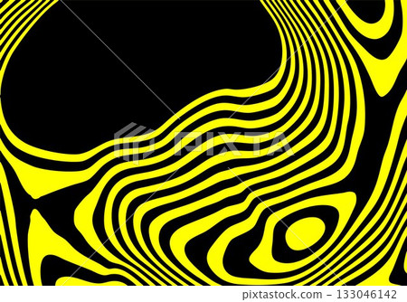 Aggressive neon yellow and black background with dynamic distorted lines creating strong motion. Eps 10 Aggressive neon yellow and black background with dynamic distorted lines creating strong motion. Eps 10 133046142