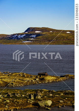 Hardangervidda mountain plateau landscape, Norway Hardangervidda mountain plateau landscape, Norway 133046653