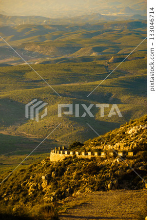 Coast landscape, Mesa Roldan headland Spain Coast landscape, Mesa Roldan headland Spain 133046714