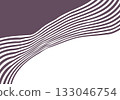 Elegant background with purple wavy lines imitating graceful fabric drapery or undulating motion. Eps 10 133046754