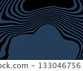Abstract background with distorted black stripes on a deep blue color. Eps 10 133046756