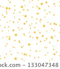 Elegant Seamless Holiday Pattern With Sparkling Gold Glitter Dots Background For Christmas Celebration 133047348