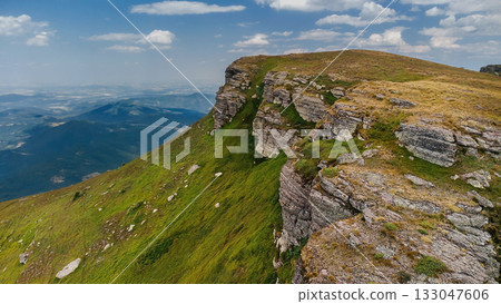 Drone Aerial Landscape of Tri Cuke Summit Drone Aerial Landscape of Tri Cuke Summit 133047606