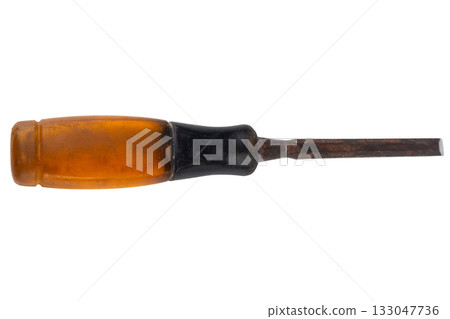 chisel isolated on white background chisel isolated on white background 133047736