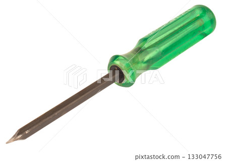 flathead screwdriver isolated on white background 133047756
