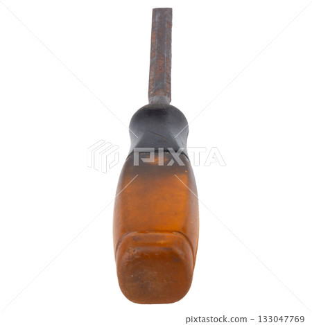 chisel isolated on white background chisel isolated on white background 133047769