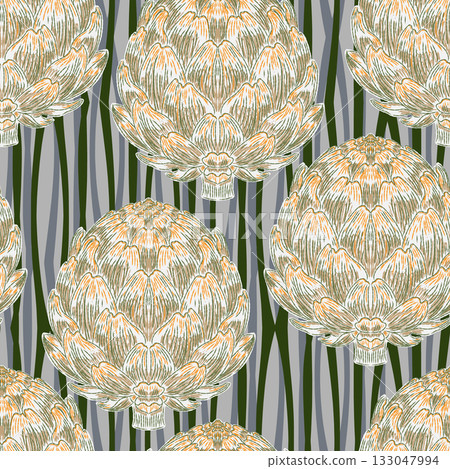 seamless pattern with abstract flowers seamless pattern with abstract flowers 133047994