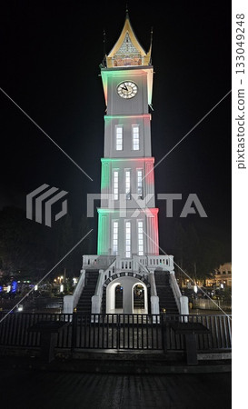 this is landmark of Bukit Tinggi city named Jam Gadang this is landmark of Bukit Tinggi city named Jam Gadang 133049248