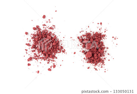 Acai powder circle pile, violet superfood dust, pink fruit flour extract mound Acai powder circle pile, violet superfood dust, pink fruit flour extract mound 133050131
