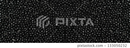 Black and Red Artificial Caviar Texture Background 133050232