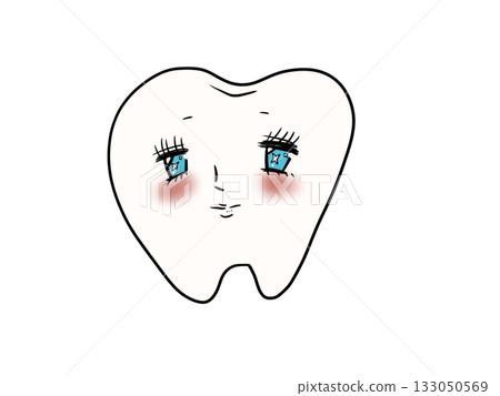 牙齒健康（帶眉毛） 133050569