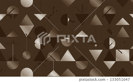 Brown Geometry – Warm M Brown Geometry – Warm M 133051047