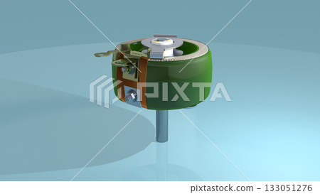 Retro Electronic Components 系列（變阻器）高功率可變電阻器 133051276