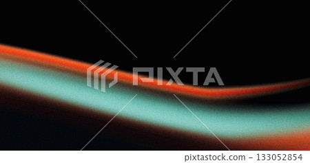 Abstract grainy background orange green color wave, black dark backdrop, noisy texture minimal banner poster header design Abstract grainy background orange green color wave, black dark backdrop, noisy texture minimal banner poster header design 133052854