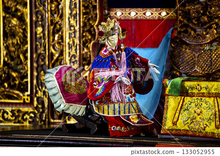 台灣文化：木偶、服飾、日式舞台佈袋印花藝術 133052955