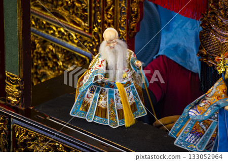 Taiwanese culture: puppets, clothing, Japanese stage-style cloth bag stamping art Taiwanese culture: puppets, clothing, Japanese stage-style cloth bag stamping art 133052964