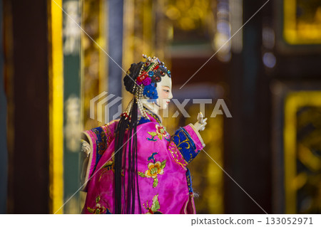 Taiwanese culture: puppets, clothing, Japanese stage-style cloth bag stamping art Taiwanese culture: puppets, clothing, Japanese stage-style cloth bag stamping art 133052971