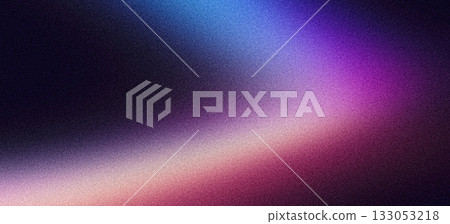 Grainy gradient poster background, purple blue pink black vibrant noisy texture banner cover header backdrop design 133053218