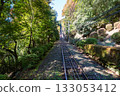 高尾山纜車的陡峭斜坡 133053412