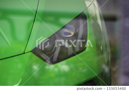 Green sports car image Green sports car image 133053480