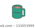 A mug of decaffeinated coffee 133053999