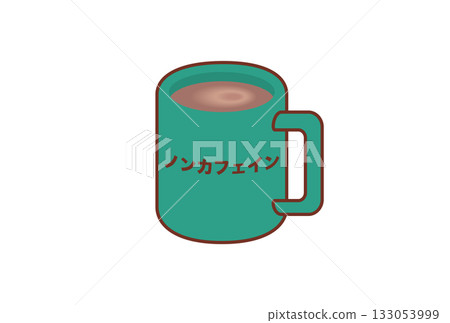 A mug of decaffeinated coffee A mug of decaffeinated coffee 133053999