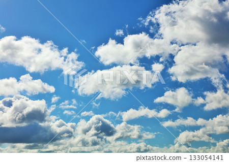  Blue sky and clouds 133054141