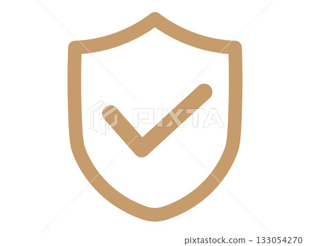 Security icon (shield and check) Security icon (shield and check) 133054270