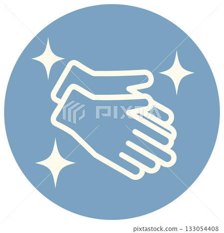 Clean hands/Hand washing blue Clean hands/Hand washing blue 133054408