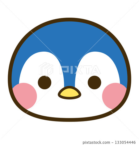 Cute face icon 133054446