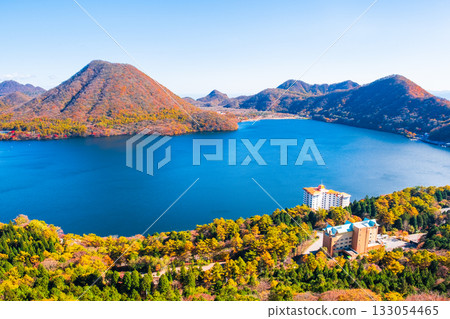 榛名山（秋季）：從歌舞伎山和鈴岩眺望的景色 133054465