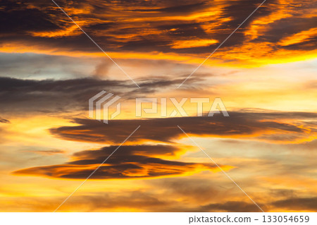 Fiery sunset clouds c-2-2 High contrast Fiery sunset clouds c-2-2 High contrast 133054659