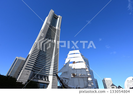 橫濱港未來 21 和日本丸 橫濱港未來 21 和日本丸 133054804